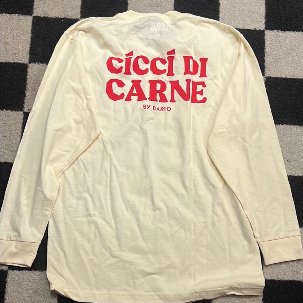Cicci Di Carne Cream Long Sleeve Shirt